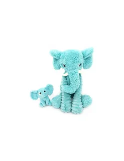 Les Deglingos Peluche Dimoitou l'éléphant aqua - Les Ptipotos by Déglingos Discount