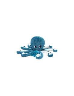 Les Deglingos Peluche Filou la pieuvre bleu - Les Ptipotos by Déglingos Outlet