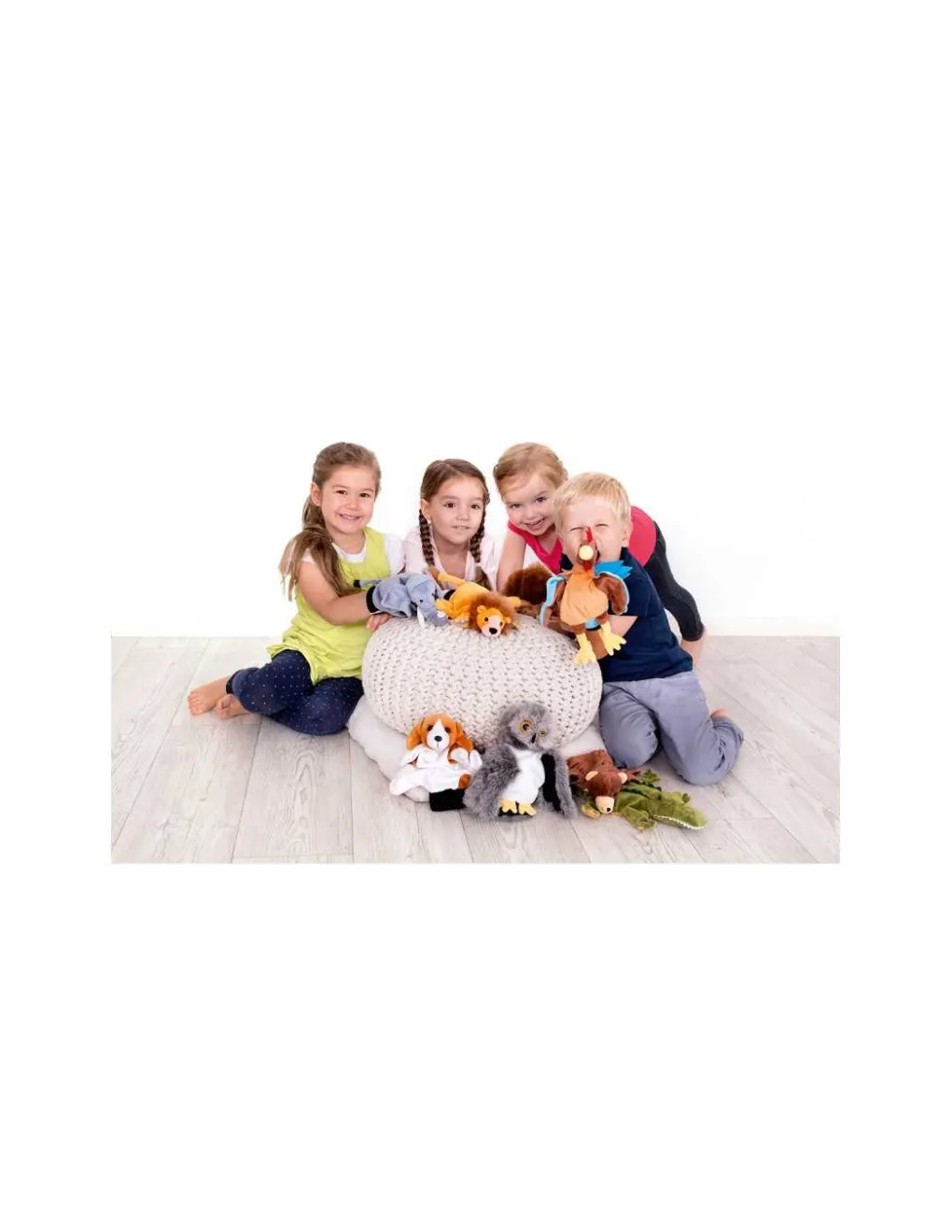 Beleduc Peluche gant marionnette poule