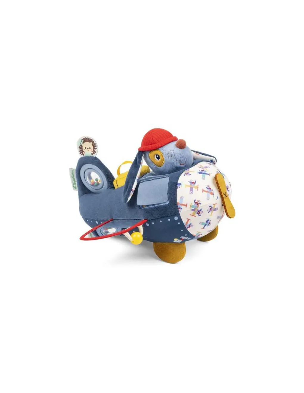 Lilliputiens Peluche Jules avion d'activités - Online