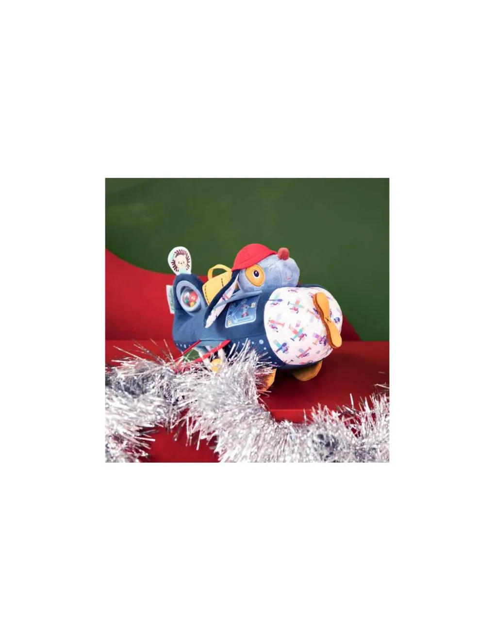Lilliputiens Peluche Jules avion d'activités - Online