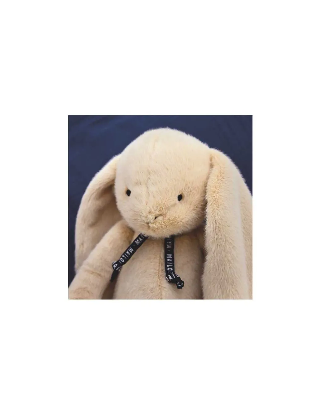Mailou Tradition Peluche Lapin Méloé 37 cm beige - Maïlou Tradition Online