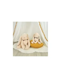 Mailou Tradition Peluche Lapin Méloé 37 cm beige - Maïlou Tradition Online