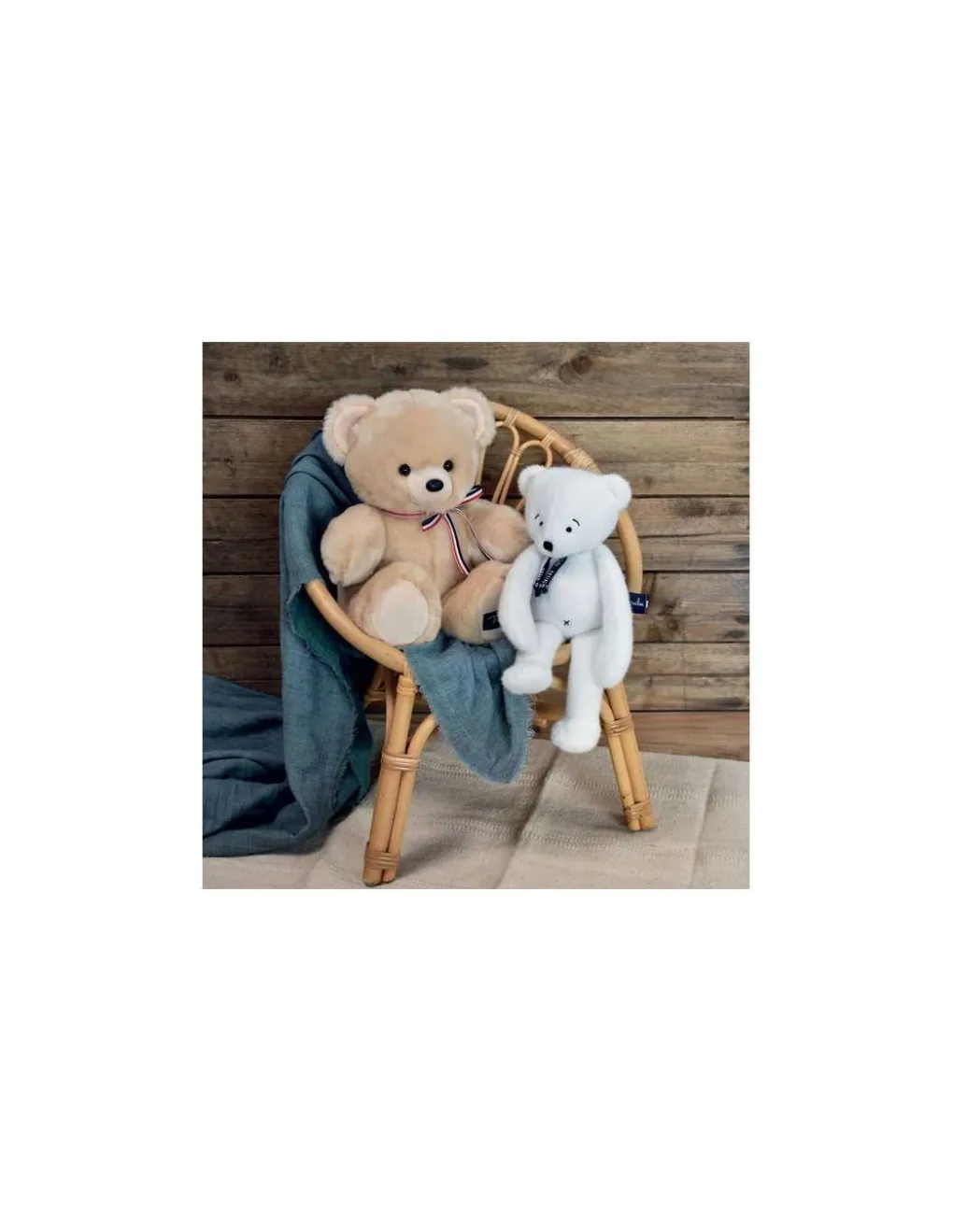Mailou Tradition Peluche L'ours beige 35 cm - Maïlou Tradition Outlet