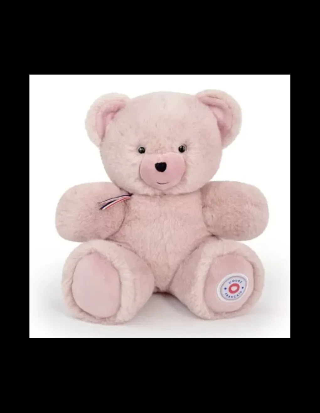 L'Ours Francais Peluche L'ours français 35 cm Rose pastel Online