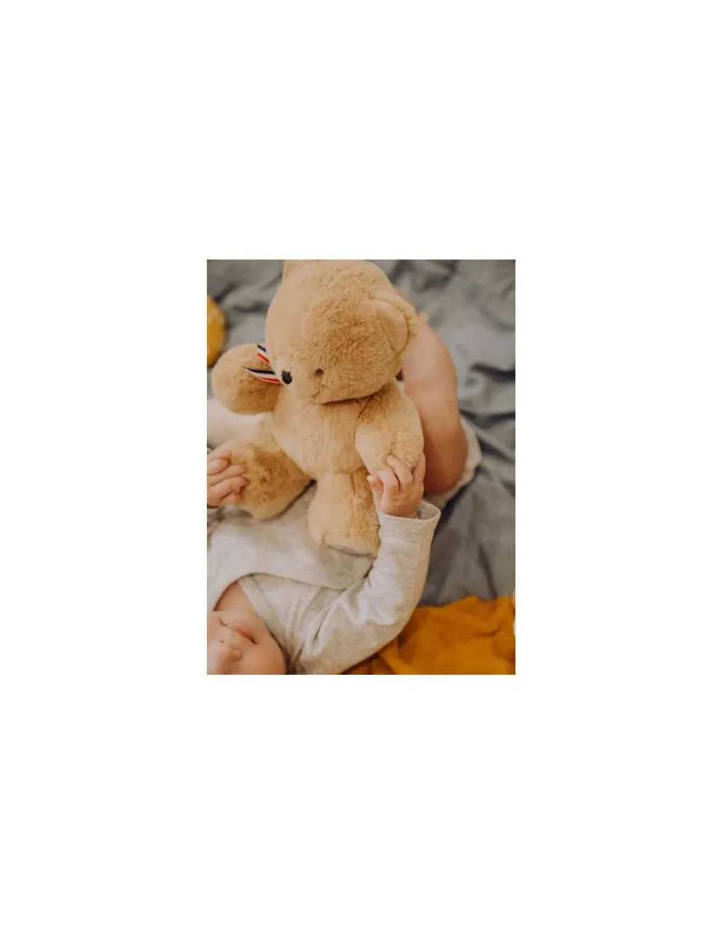 L'Ours Francais Peluche petit ours beige L'ours français 25 cm Best