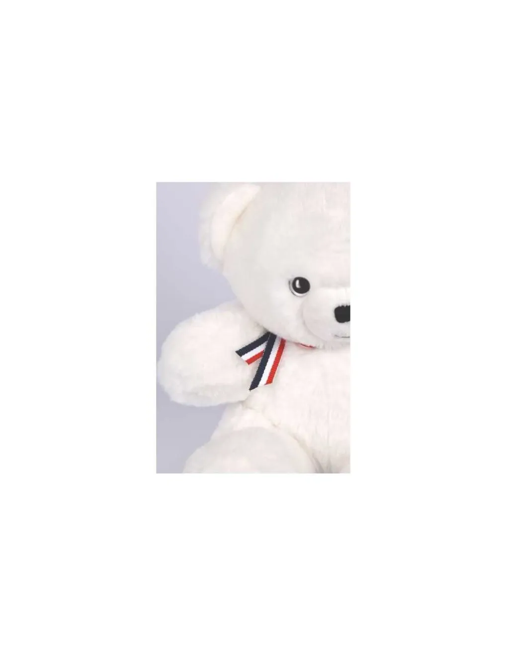 L'Ours Francais Peluche petit ours blanc L'ours français 25 cm Discount