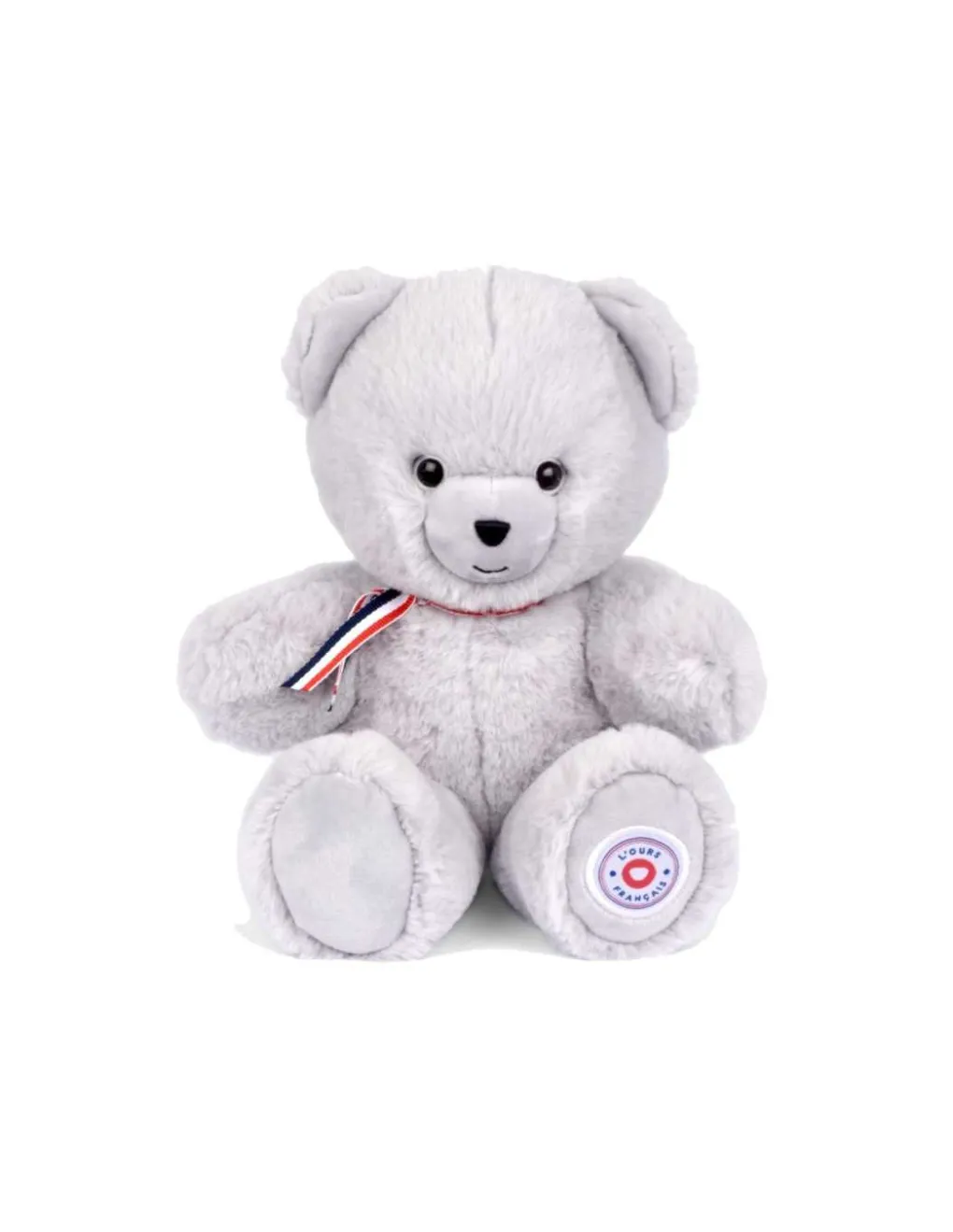 L'Ours Francais Peluche petit ours gris perle L'ours français 25 cm Sale