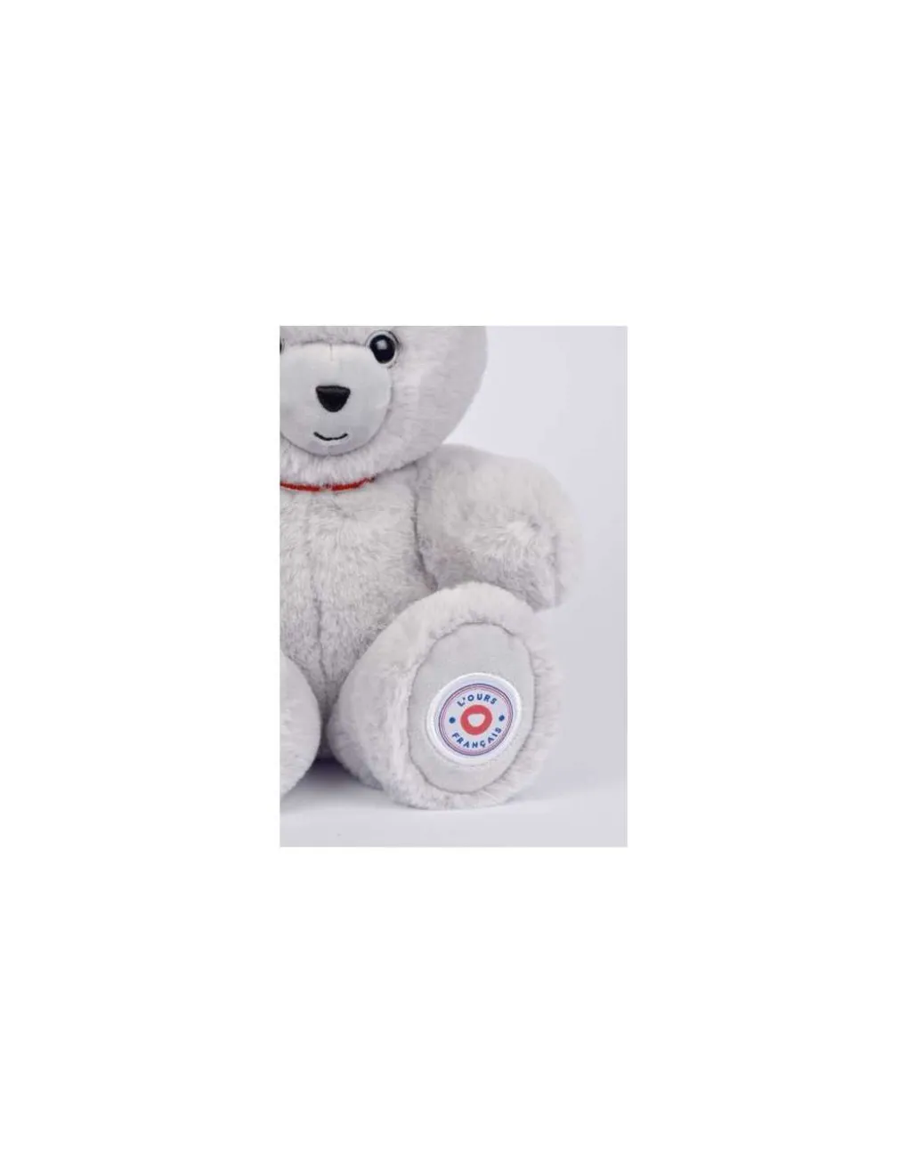 L'Ours Francais Peluche petit ours gris perle L'ours français 25 cm Sale