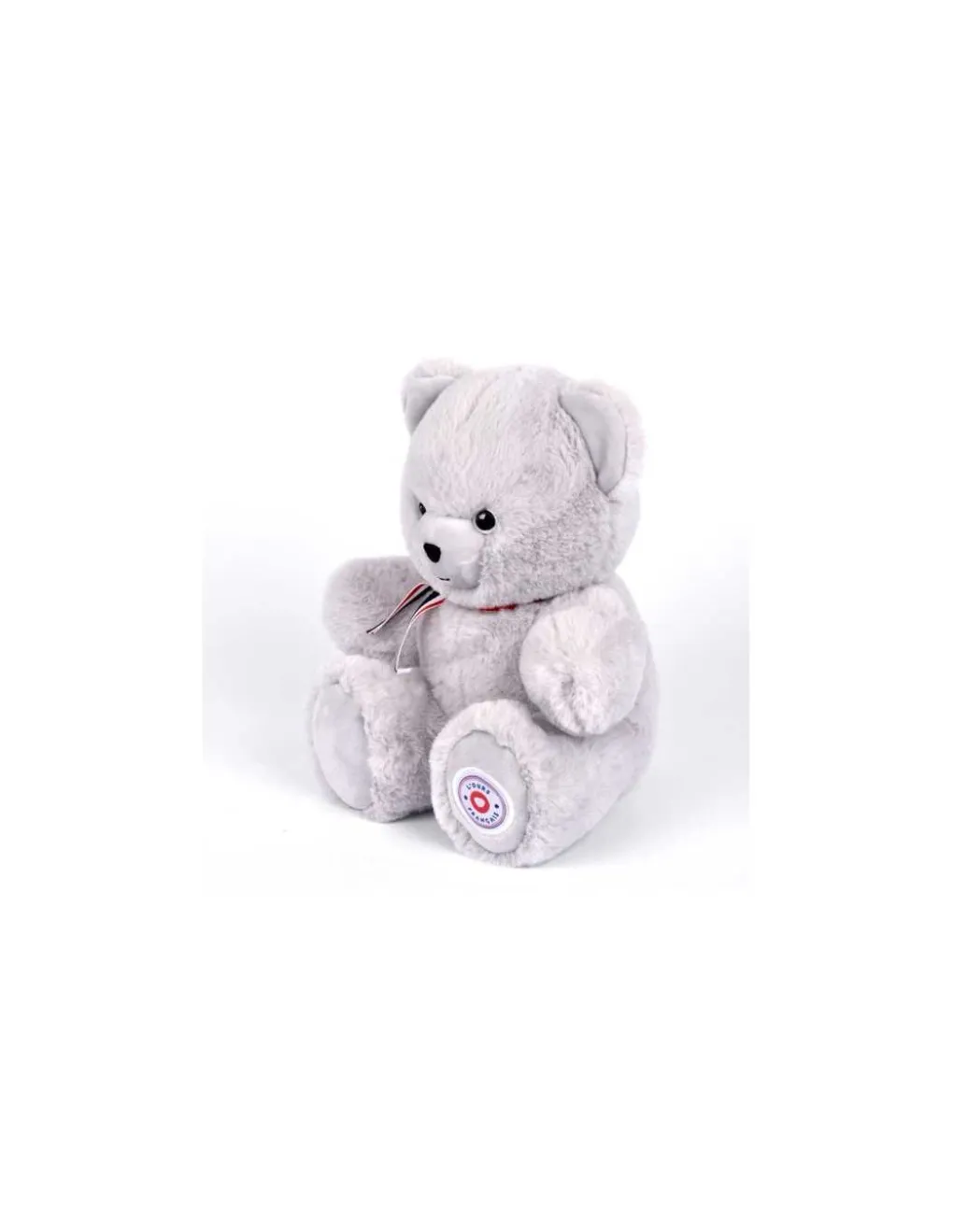 L'Ours Francais Peluche petit ours gris perle L'ours français 25 cm Sale