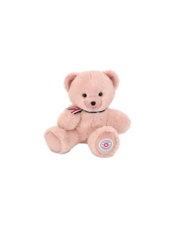 L'Ours Francais Peluche petit ours rose poudré L'ours français 25 cm New