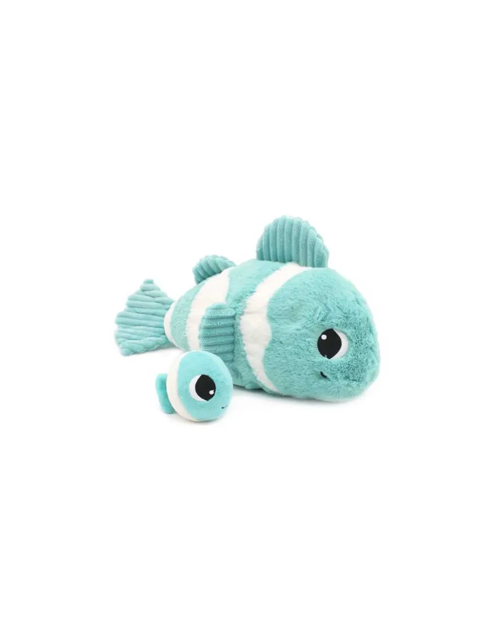 Les Deglingos Peluche Poisson clown maman et bébé aqua - Les Ptipotos by Déglingos Sale