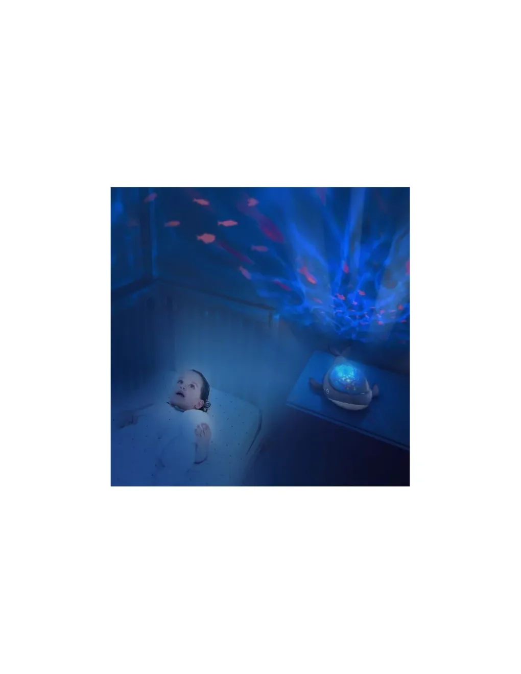 Pabobo Peluche projecteur dynamique baleine Aqua Dream - Online