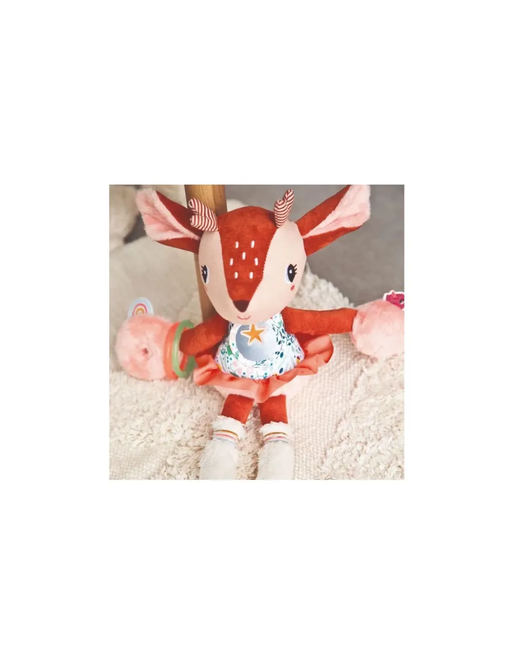 Lilliputiens Peluche Stella faon multi-activités - Best