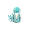 Les Deglingos Peluche Toudou le lapin aqua - Les Ptipotos by Déglingos Online