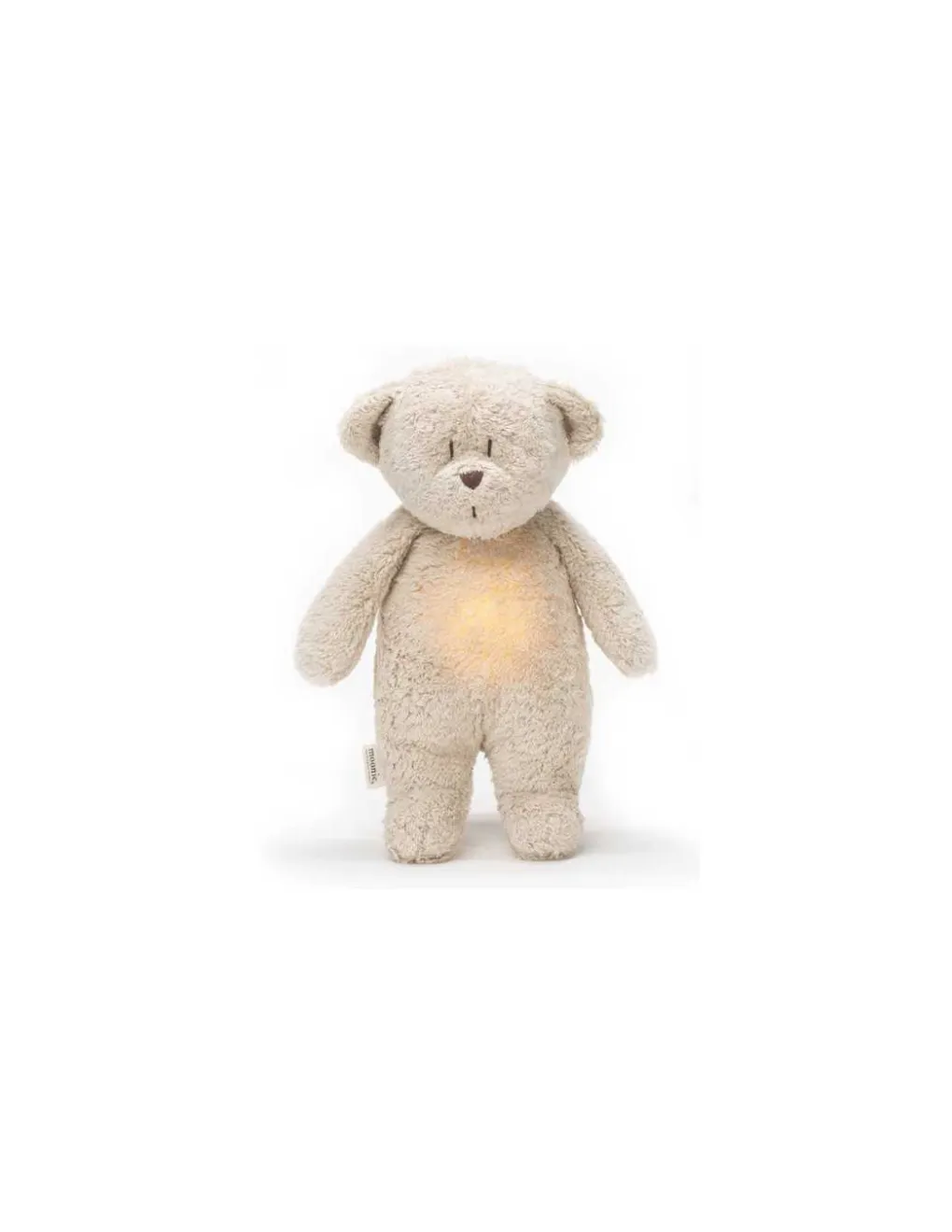 Moonie Peluche veilleuse musicale ourson Sable - Hot