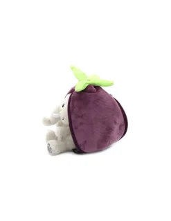 Les Deglingos Peluche Velvet l'éléphant aubergine - Flipetz by Déglingos Discount