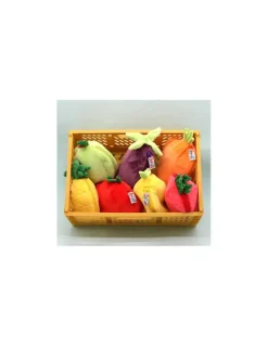 Les Deglingos Peluche Velvet l'éléphant aubergine - Flipetz by Déglingos Discount