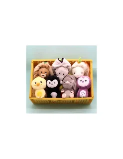 Les Deglingos Peluche Velvet l'éléphant aubergine - Flipetz by Déglingos Discount