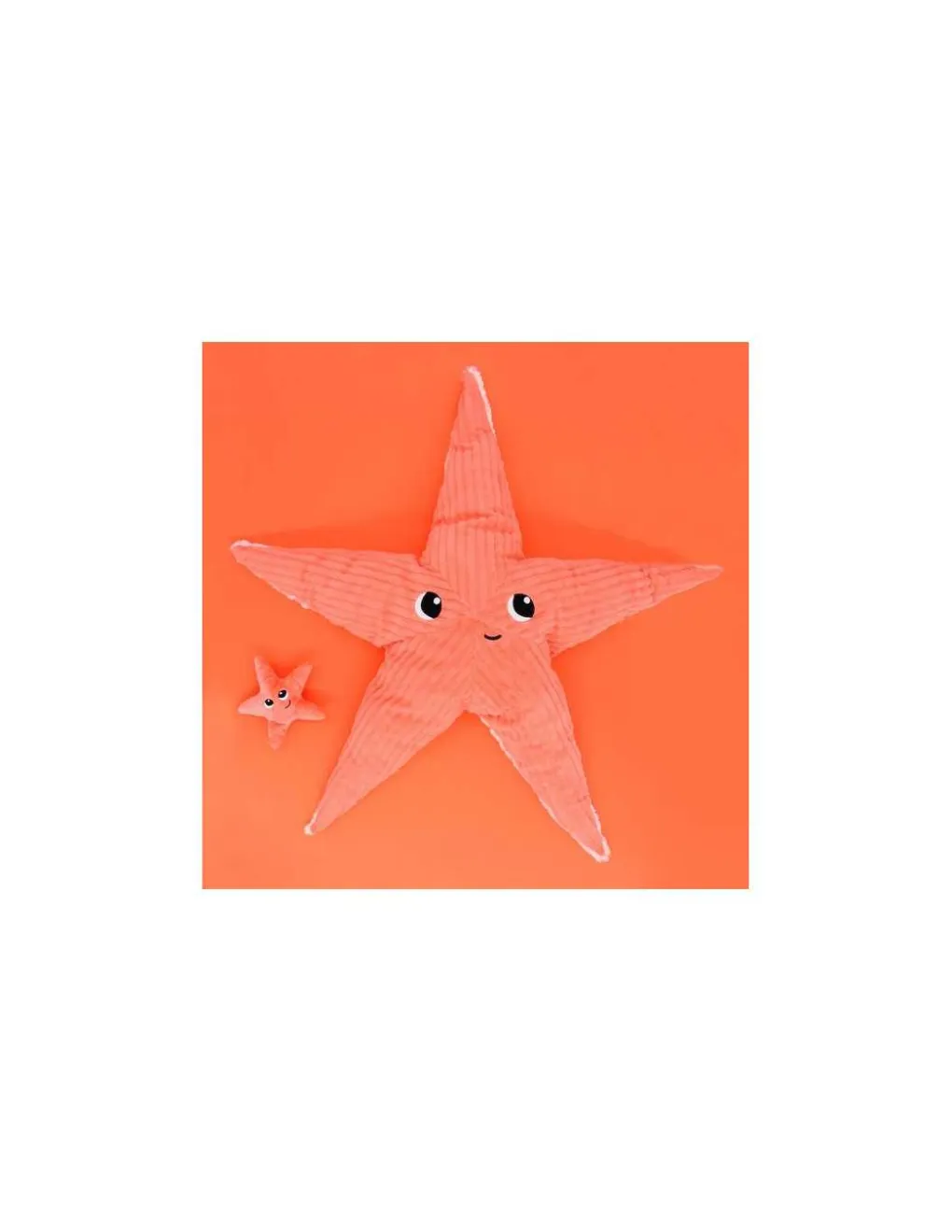 Les Deglingos Peluche Wahou l'étoile de mer corail - Les Ptipotos by Déglingos Online