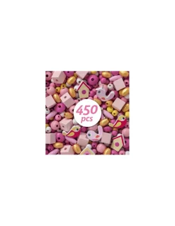Djeco Perles en bois oiseaux - Discount