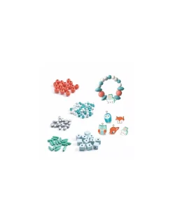 Djeco Perles en bois petits animaux - Outlet