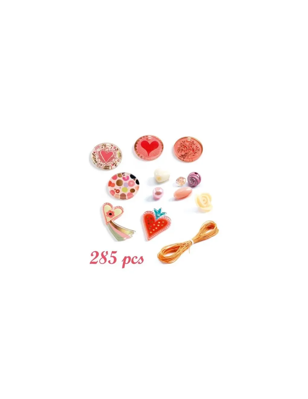 Djeco Perles fantaisies coeur - Outlet