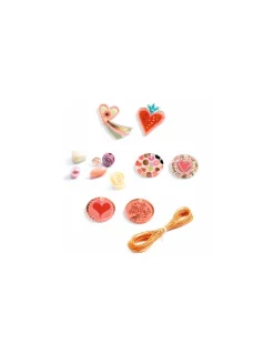 Djeco Perles fantaisies coeur - Outlet