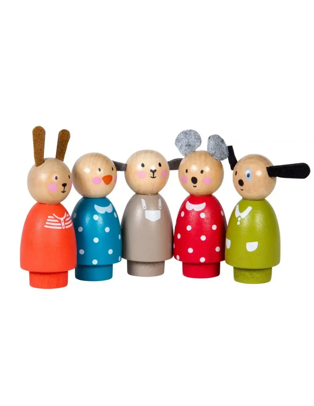 Moulin Roty Personnages en bois La Grande Famille - Sale