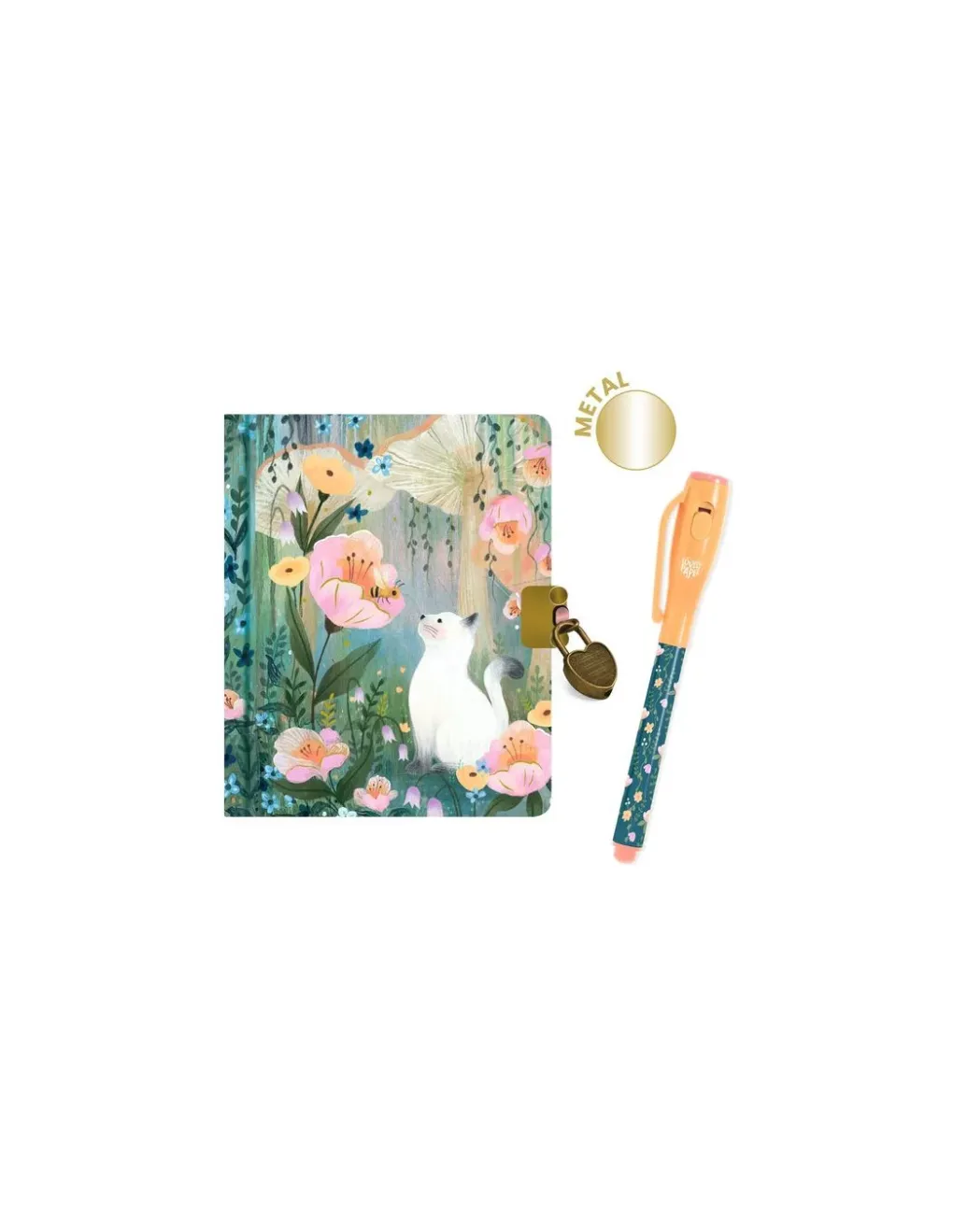 Lovely Paper by Djeco Petit carnet secret avec feutre magique Kendra - Djeco Outlet