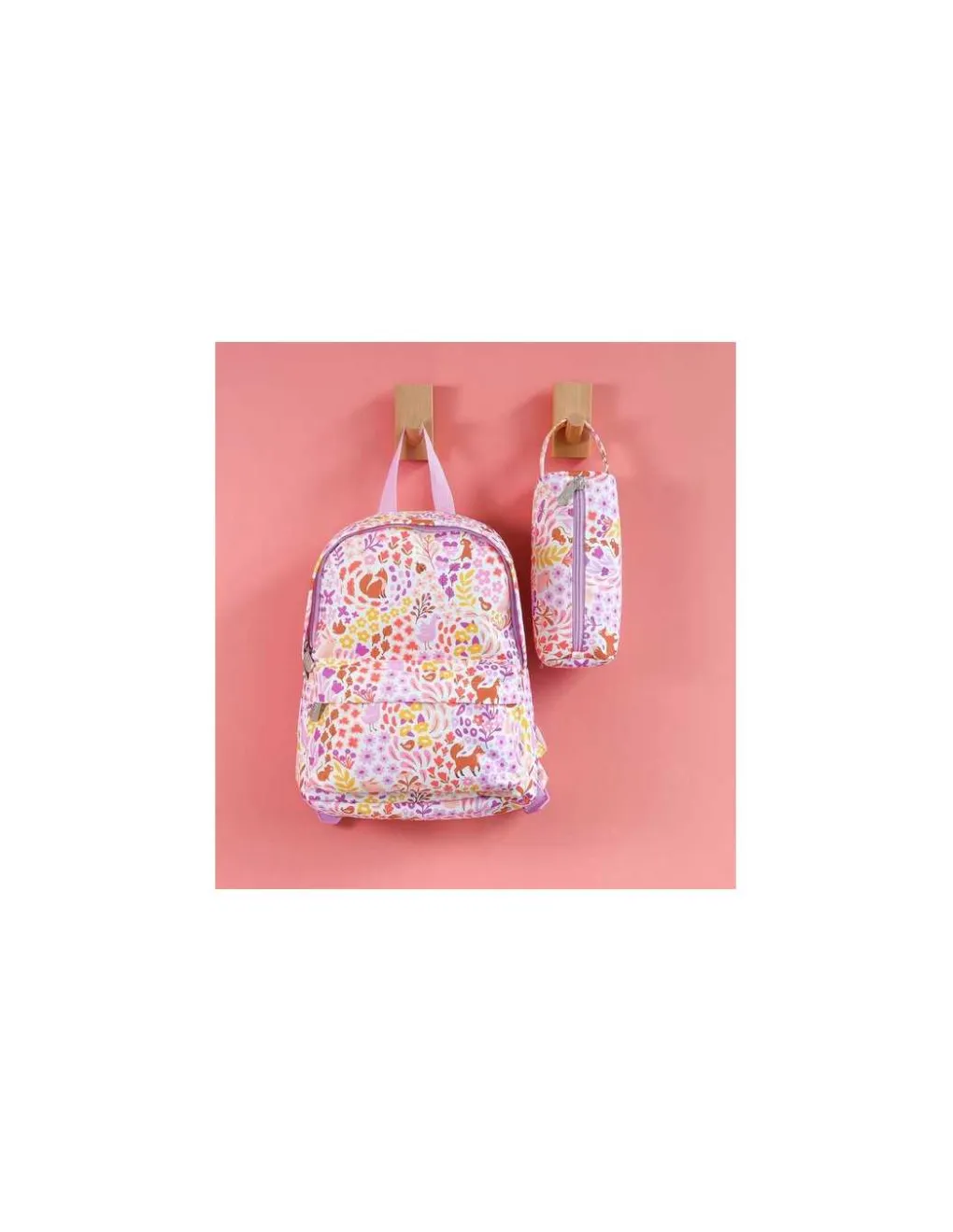A little lovely company Petit sac à dos Jardin fleuri - Discount
