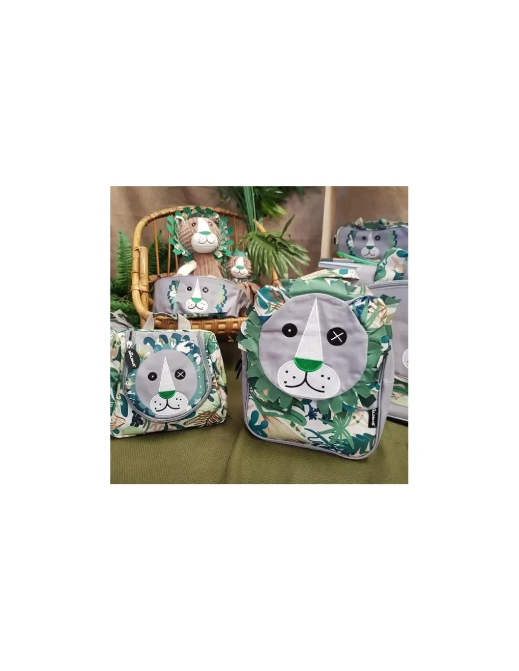 Les Deglingos Petit sac à dos Jélékros le lion - Les Déglingos Hot