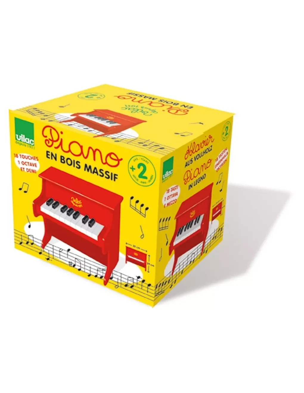 Vilac Piano en bois massif - 18 touches - Online