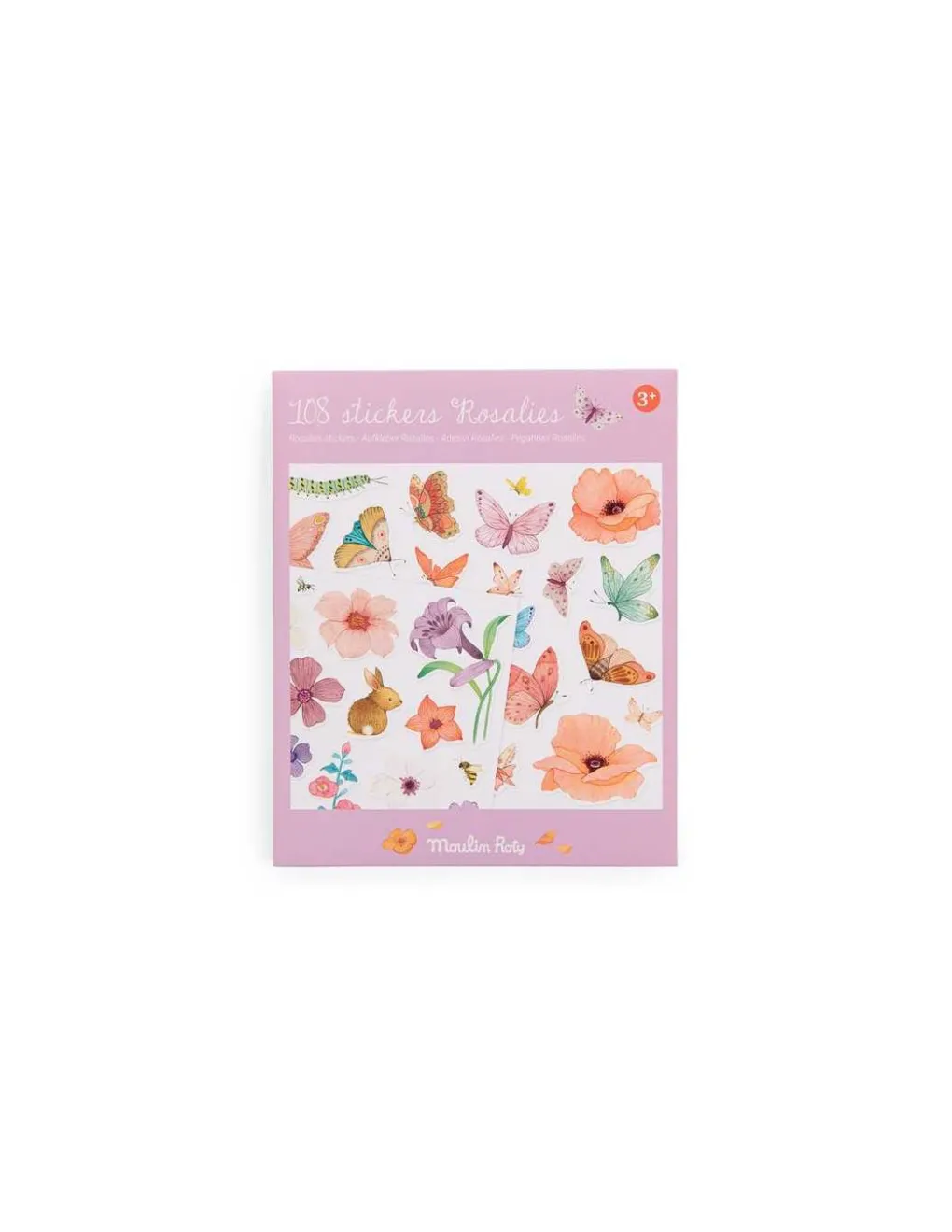 Moulin Roty Pochette de 108 stickers Les Rosalies - Clearance