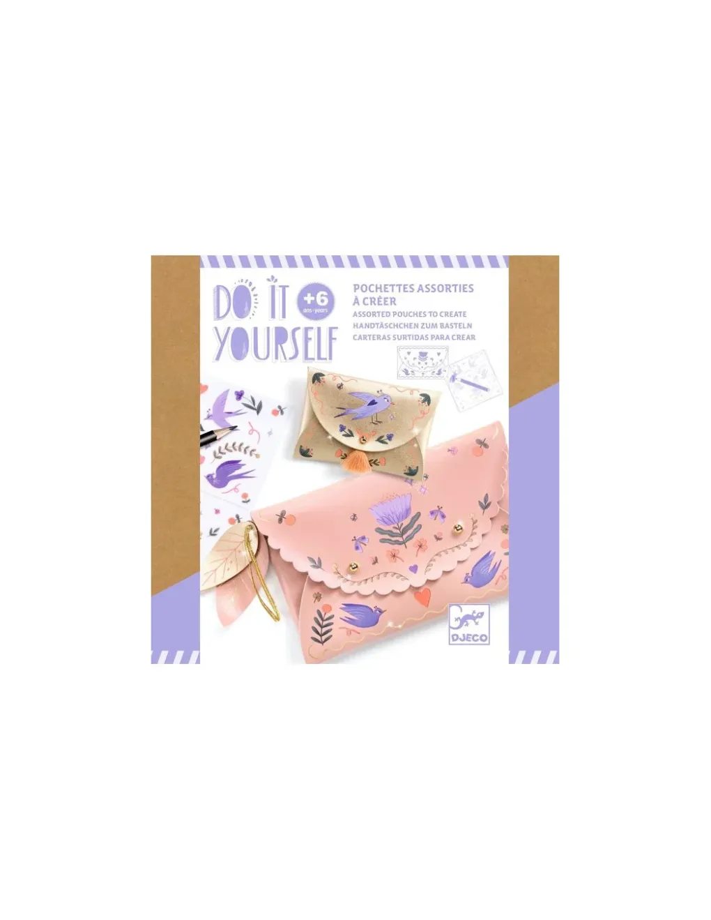 Djeco Pochettes à créer Sweet fashionista - Do it Yourself New