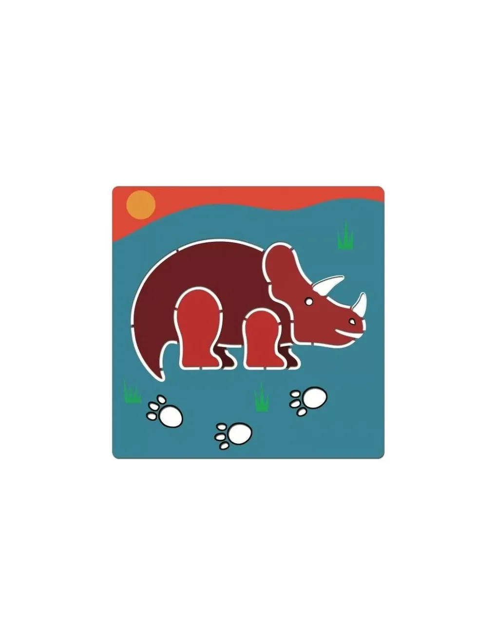 Djeco Pochoirs dinosaures - New