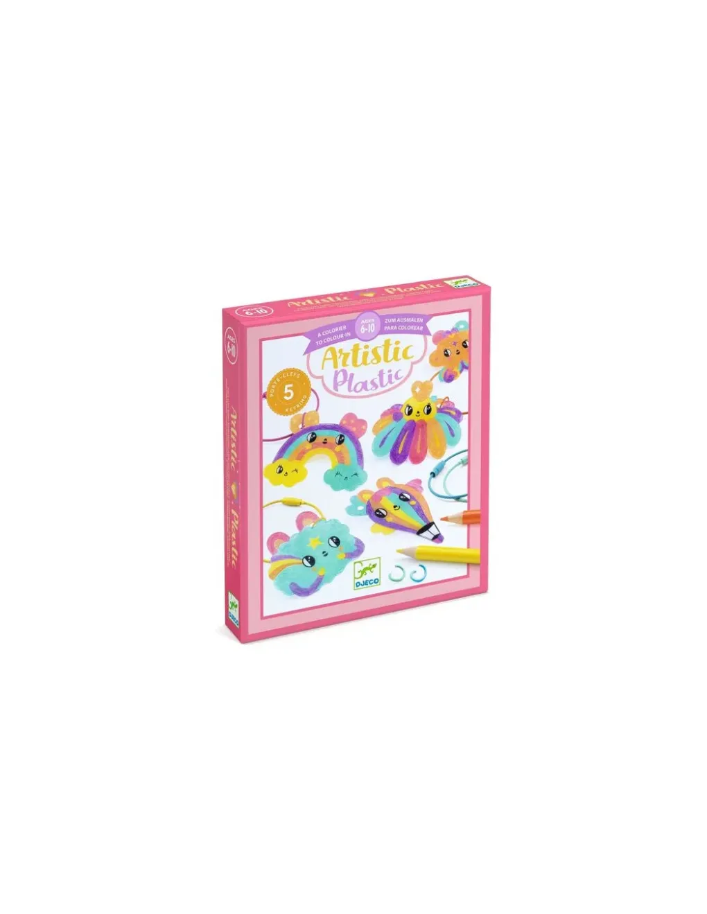 Djeco Porte-clefs kawaï Artistic Plastic - Best