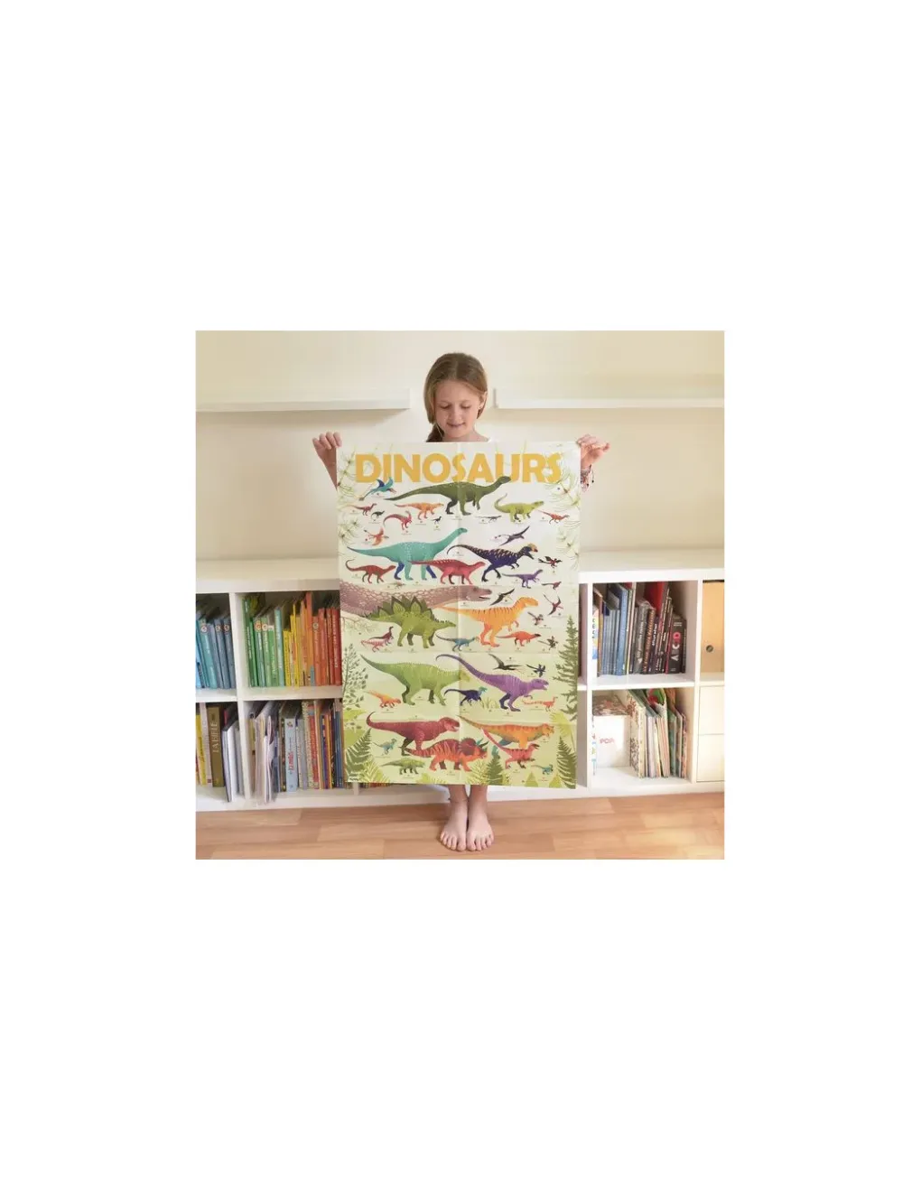 Poppik Poster en stickers dinosaures -