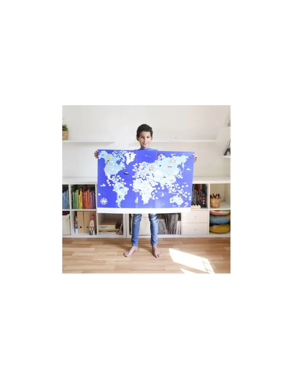 Poppik Poster en stickers drapeaux du monde - Hot