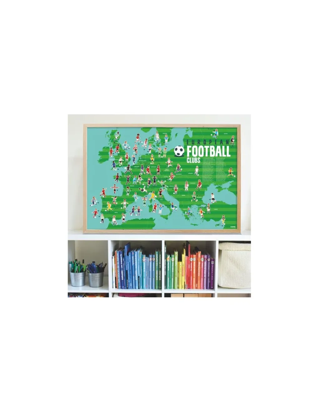 Poppik Poster en stickers football - Online