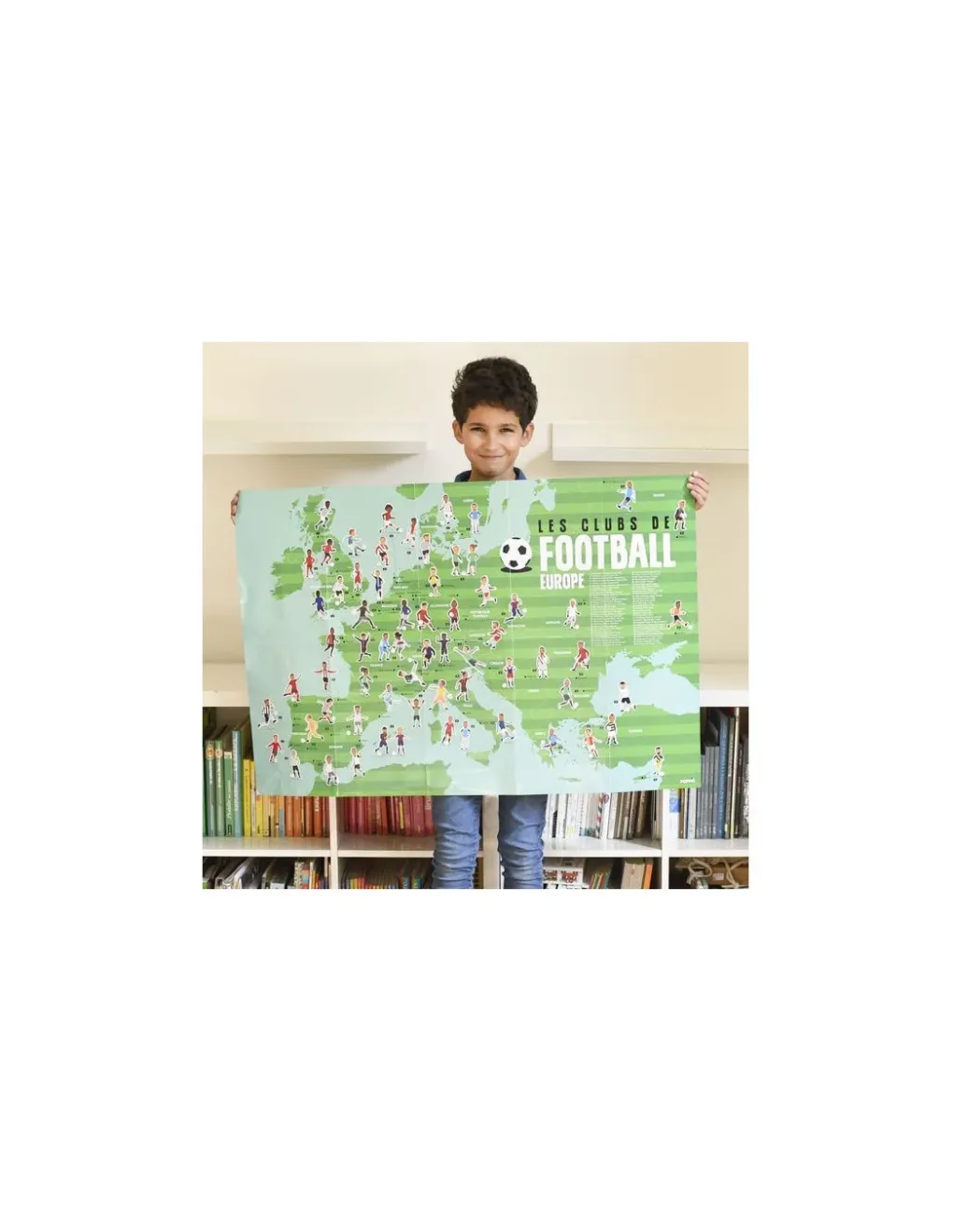 Poppik Poster en stickers football - Online