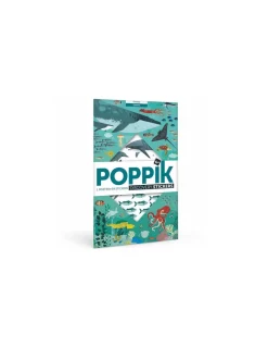 Poppik Poster en stickers océans - Clearance