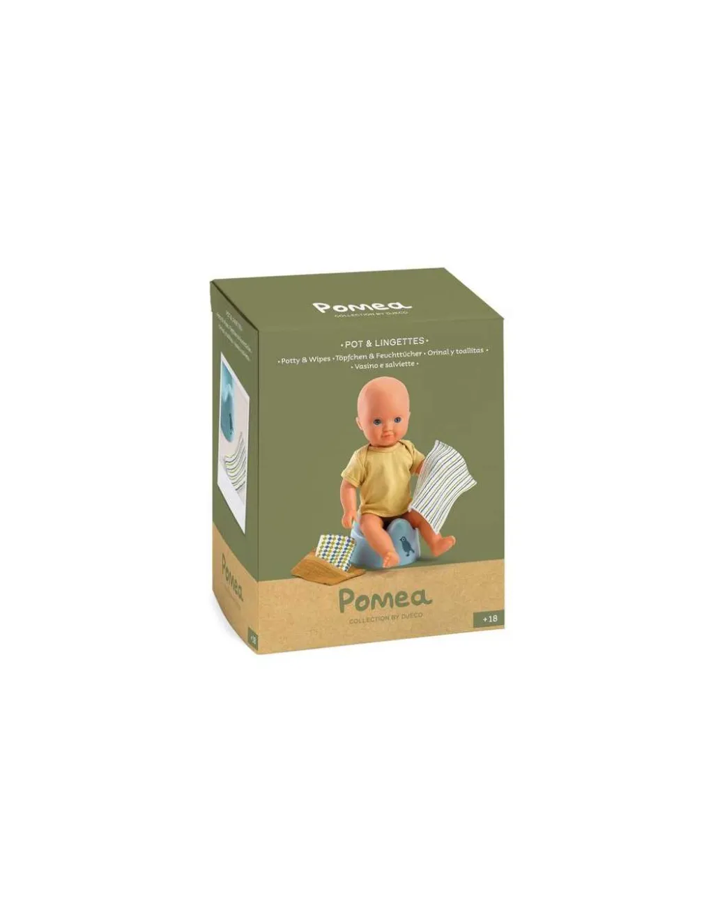Djeco Pot et lingettes Pomea - Sale
