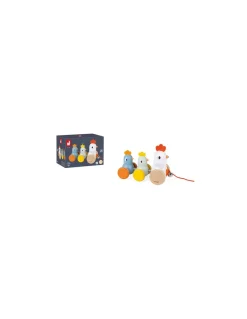 Janod Poule et poussins à promener - New