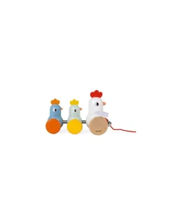 Janod Poule et poussins à promener - New