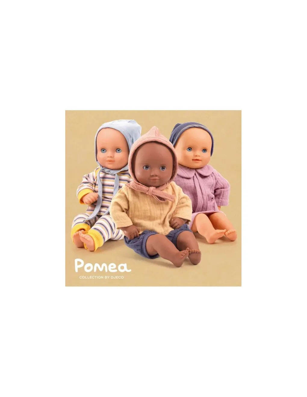 Djeco Poupée Baby Dalhia Purple Pomea - Online