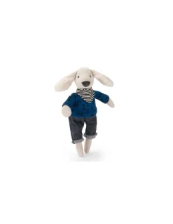 Moulin Roty Poupée chien Pilou bleu Puce & Pilou - Clearance