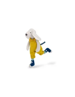 Moulin Roty Poupée chien Pilou jaune Puce & Pilou - Sale