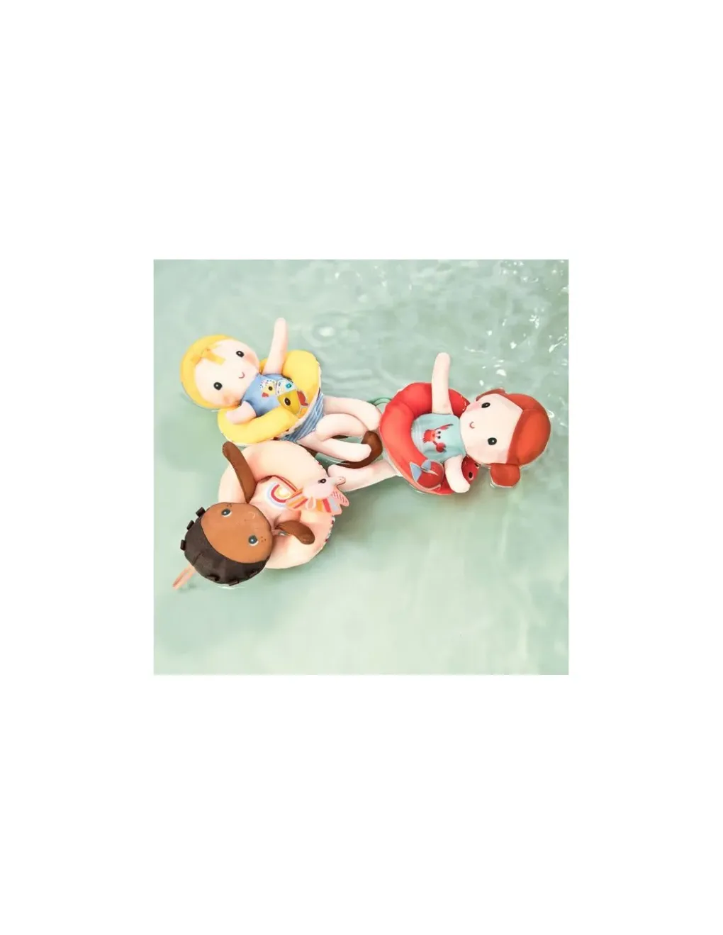 Lilliputiens Poupée de bain Léna la licorne -