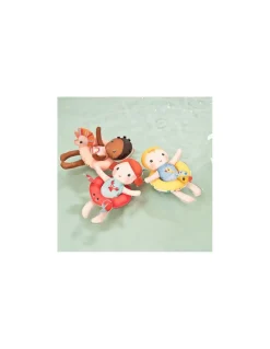 Lilliputiens Poupée de bain Léna la licorne -